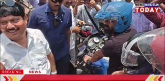 अपने बच्चों को भी हेलमेट पहनाए, विधायक अर्जुन सिंह का संदेश।