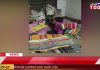 पुलिस से बचने के लिए साड़ियों की ढेर के निचे छिपे तृणमूल नेता।