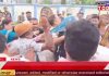 विध्वस्त तृणमूल नेता का मेडिकल चेकअप, उग्र जनता ने की थी पीटने की कोशिश।