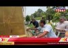 पूर्व मुख्यमंत्री ममता बनर्जी धर्मतला में धरना पर बैठी।